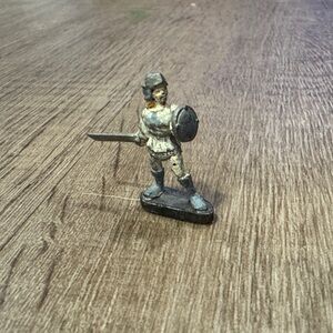 Medieval Knight Action Figure - Gray and Silver